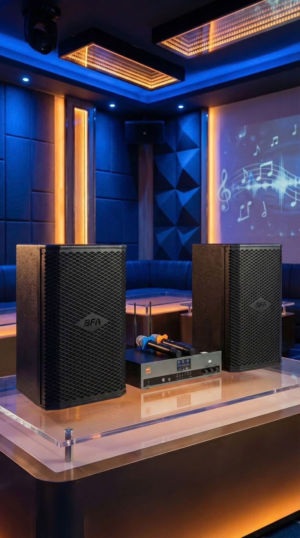 Phòng karaoke có sân khấu riêng