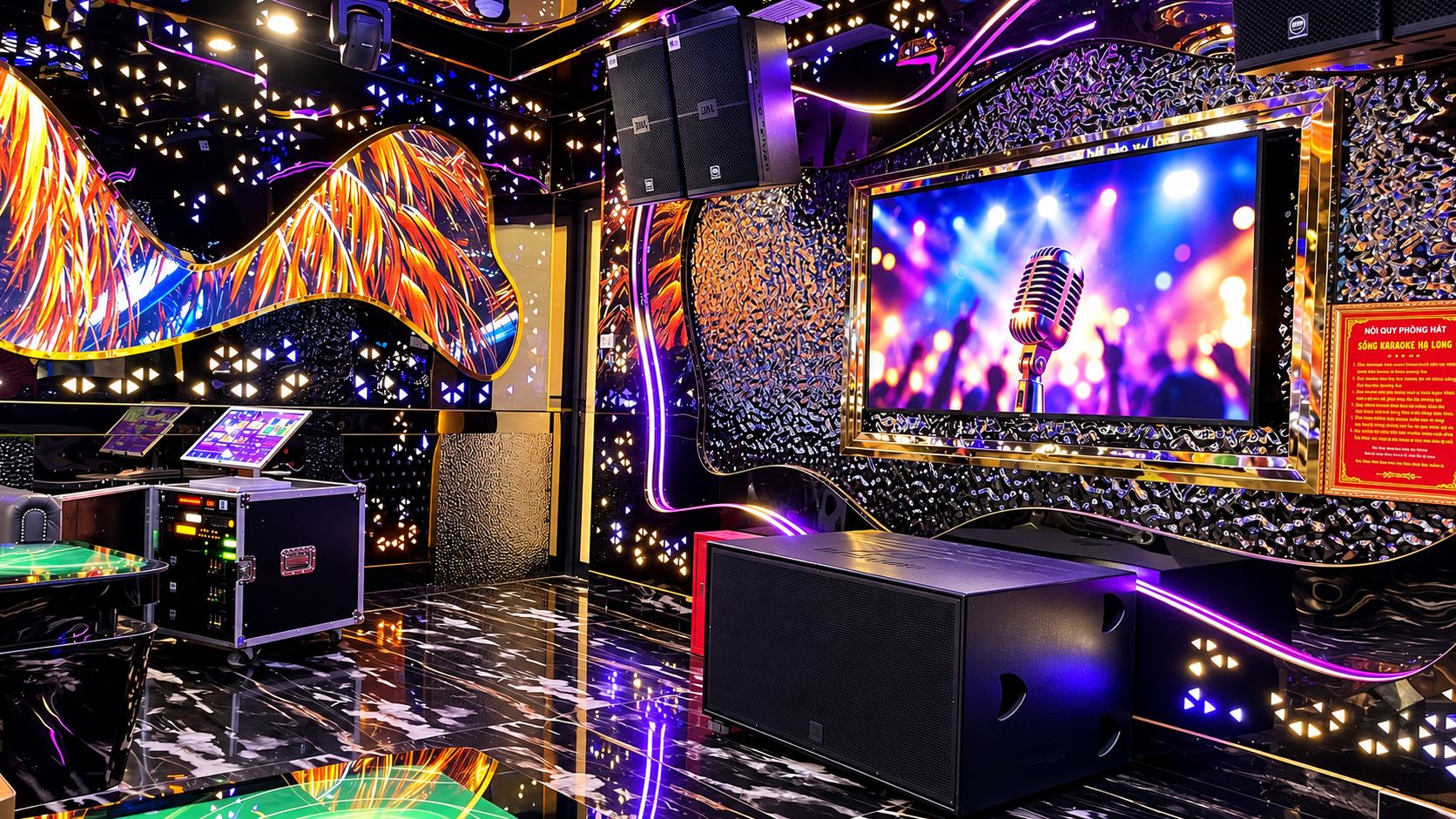 Phòng karaoke trung tâm giải trí